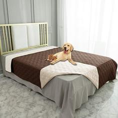Ameritex Cobertor impermeável para cama de cachorro para móveis, sofá, reversível