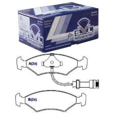 Pastilha freio dianteira teves - escort 83 a 96 - syl1225