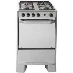 Fogão De Piso Suggar Select 4 Queimadores Prata Inox Bivolt FGISL410PRIX