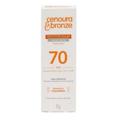 Protetor Solar Facial Fps 70 50g - Cenoura & Bronze