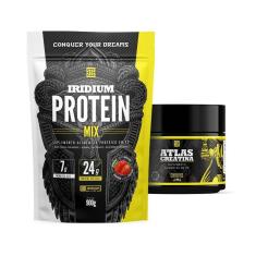 Kit Whey Protein mix + Atlas Creatina 90g - Iridium Labs-Unissex