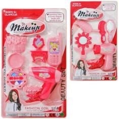 Kit Beleza Infantil Secado + Espelho Acessorio Makeup 6 Peca - 20 Come