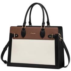 Bolsa para Laptop LOVEVOOK 15,6" - Tote Impermeável em Couro PU