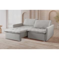 Sofá Cama Retrátil 2 Lugares 200cm Califórnia