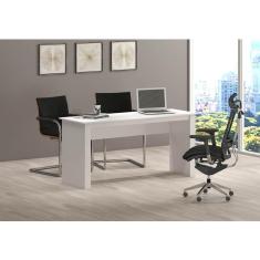 Mesa para Trabalho de Estrutura Reta Fellicci - Branco