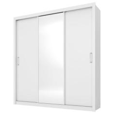 Guarda Roupa Casal 3 Portas Residence Branco Demobile - Demóbile, Bran