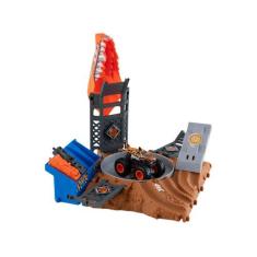 Pista Hot Wheels Monter Trucks Desafio de Saltos Demo Derby Arena De D