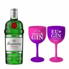 Gin Tanqueray + 2 Taças Degrade: Tônica & Gin e Eu + Gin Combinação Perfeita
