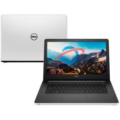 Notebook Dell I14-5458 - Tela 14, Intel i5, 16GB, SSD 480GB, DVD, GeForce 920M 2GB, Linux - Branco