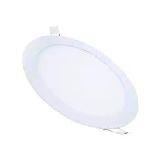 Plafon Painel Led Redondo Embutir 18w 6500k Ultra Slim 22cm
