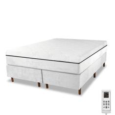 Cama Box e Colchão Magnético Massageador - Therapy Life Elegancy, Bran