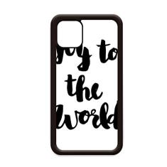 Capa estilo citação Joy to The World para iPhone 11 Pro Max para Apple Mobile Case Shell