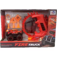 Pista Lançador de Carrinhos de Brinquedo Fire Truck 779-59A - Dorémi