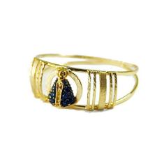 Anel de ouro 18k Nossa Senhora Aparecida - Elegancy Joias, 18