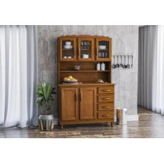 Armário de Cozinha 5 Portas 4 Gavetas Clássica - Móveis MPO