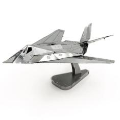 Miniatura De Montar Metal Earth Caça  F-117 Nighthawk MMS164, Prata