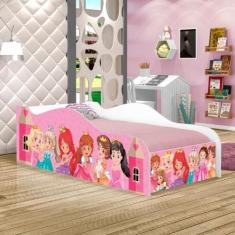 Mini Cama Fun Princesas Infantil Com Colchão - CASA H