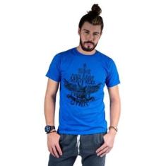 Camiseta Mister Fish Estampado Rock and Roll Masculina-Masculino