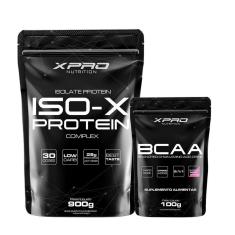 Kit Whey ISO-X - 900g + Bcaa Drink - 100g - Xpro Nutrition-Unissex