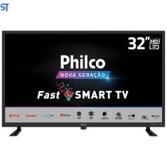Smart TV 32 LED PHILCO Fast &quot; PTV32D10N5SKH Wi-Fi 2 HDMI 2 USB 2.0 Audio Dolby