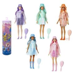 Boneca Barbies Color Reveal, Sunshine & Sprinkles, 7 Surpresas, Presente 3+
