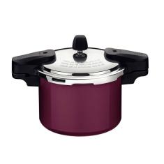 Panela de Pressão Torino Vermelho 20 cm 4,5 L em Alumínio Revestimento Interno e Externo em Cerâmico Tramontina 20558/920