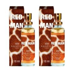 Kit 2 Perfume Red Men Masculino Amakha Paris Bolso Bolsa