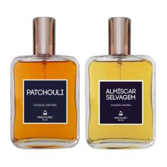Kit Perfume - Patchouli Clássico + Almíscar Selvagem 100Ml - Essência 