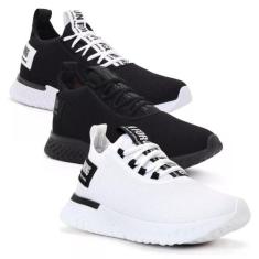 Kit 3 Pares Tênis Masculino Esportivo Caminhada Para Academia de Corri