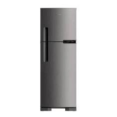 Geladeira Brastemp Frost Free Duplex 375L BRM44HK Cor Inox, 220V
