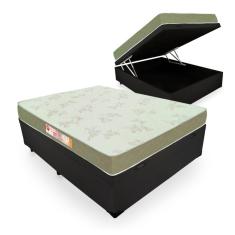Cama Box Com Baú Viúva + Colchão De Espuma D33 - Castor - Sleep Max 128x188x60cm