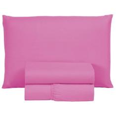 Kit Jogo Lençol Cama Box Solteiro 400 Fios Aveludado 03 Peças 30CM Alt