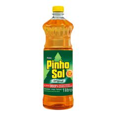 12 Unidades - Desinfetante Pinho Sol Original 1 litro