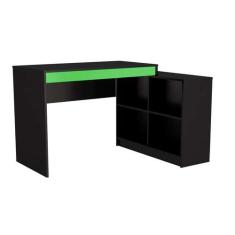 Mesa Gamer Hype Preta E Verde - Nova Móbile