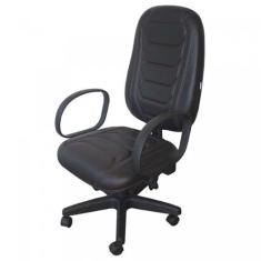 Cadeira Gamer Spider Braço Corsa Modelo Presidente Ecoflex Costura Vermelha