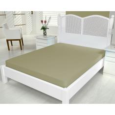 Lençol Micropercal King 01 Peça Avelã