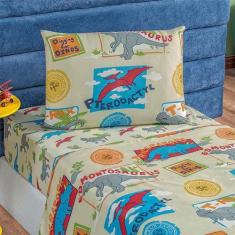 Jogo De Lençol Estampado Solteiro Infantil Bouti Kids 03 Peças - Bia E