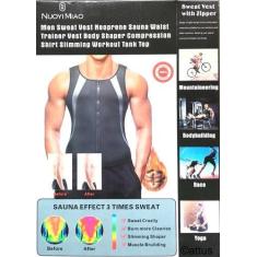 Camiseta Masculina Neoprene Compressão Emagrecimento Postura - oem, XL