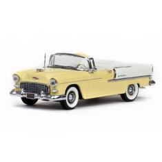 Miniatura Vitesse 1955 Chevrolet Bel Air Conversív 1955 1/43, Branco, 