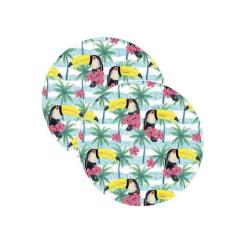 Sousplat Tucanos 2 - NSW, com base, 2 Peças