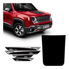 Kit Adesivo Capô Jeep Renegade + Soleira Da Porta Protetora - Geral, P