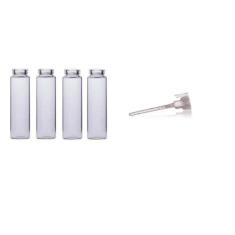 Kit 10 Flaconetes 1Ml Vidro Para Amostras De Perfume Frasco