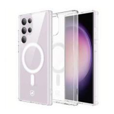 Capa Magsafe Para Galaxy S23 Ultra, Transparente - Gshield