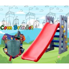 ESCORREGADOR MEDIEVAL (CASTELO + BRINDE)