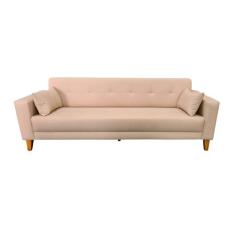 Sofá  Gianni Tecido Acquablock Pé Trapézio Claro  200cm - 4R Estofados