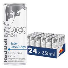 Energético Red Bull Energy Drink, Coco e Açaí, 250ml (24 latas)