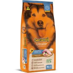 Ração Special Dog Ultralife Light Raças Médias e Grandes Sabor Frango e Arroz 15kg