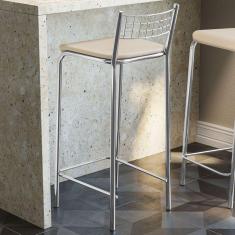 Banqueta Genova Cromada Nude - Kappesberg