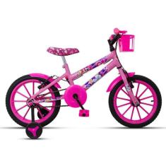 Bicicleta Infantil Aro 16 Princess Rosa/Pink - Ello Bike