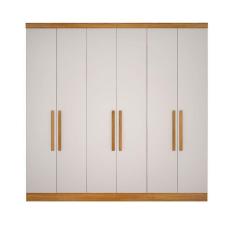 Modulo P/ Guarda Roupa Com 6 Portas E 8 Gavetas Cumaru/fendi
